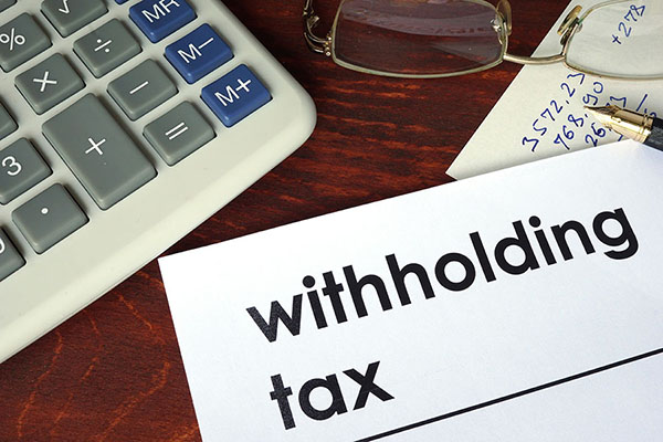 WITHHOLDING TAX